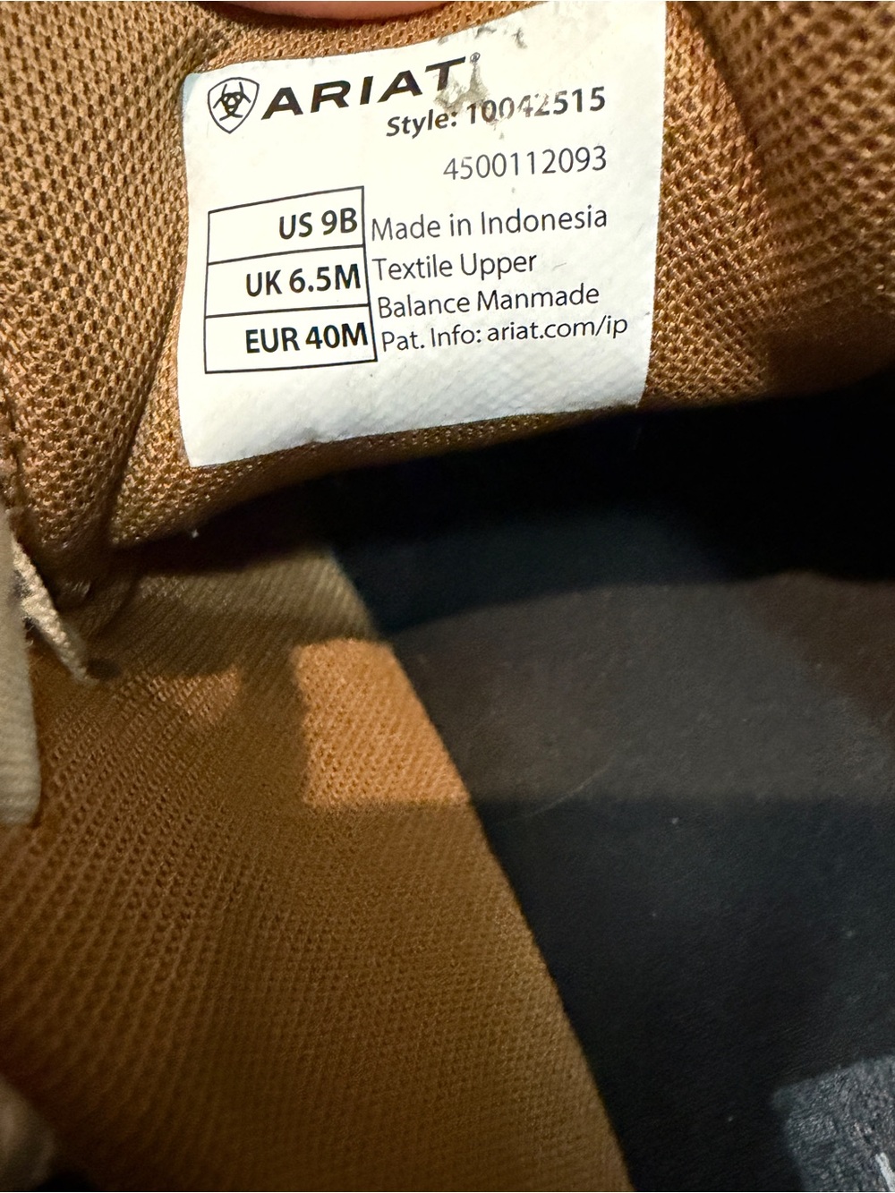 Ariat South Western Textile Casual Slip-On Shoe - Picture 3 of 4